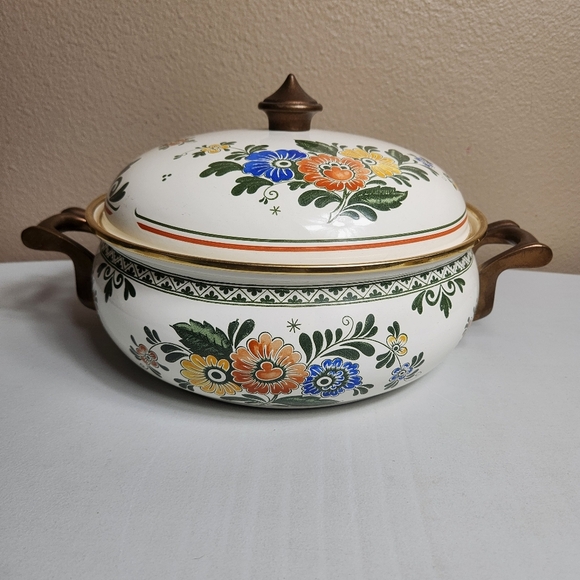 VTG Asta Enamelware by Fissler-1851 Series-Set of 5-Dutch Oven/Pot/Pan & Lids - Picture 2 of 16